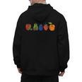 Back To School Cute Hungry Lover Fruits Teacher Men's Hoodie Back Print, trending gift Back To School Cute Hungry Lover Fruits Teacher Men's Hoodie Back Print, trending gift