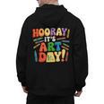 Back To School Hooray It's Art Day Art Teacher Artist Men's Hoodie Back Print, trending gift