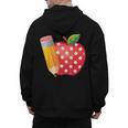 Back To School Pencil And Apple Teacher Student Men's Hoodie Back Print, trending gift Back To School Pencil And Apple Teacher Student Men's Hoodie Back Print, trending gift