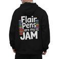 Back To School Teacher Flair Pens Are My Jam Men's Hoodie Back Print, trending gift Back To School Teacher Flair Pens Are My Jam Men's Hoodie Back Print, trending gift