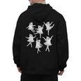 Ballet Ghost Dancer Spooky Dance Teacher Halloween Costume Men's Hoodie Back Print, trending gift