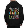 Battery Life Of Daycare Provider Childcare Teacher Men's Hoodie Back Print, trending gift Battery Life Of Daycare Provider Childcare Teacher Men's Hoodie Back Print, trending gift