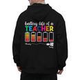 Battery Life Of a Teacher Shirt Thanksgiving Teacher Men's Hoodie Back Print, trending gift Battery Life Of a Teacher Shirt Thanksgiving Teacher Men's Hoodie Back Print, trending gift