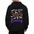 The Best Teachers Are A Bit Batty Teacher Bat Halloween Men's Hoodie Back Print, trending gift
