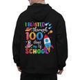 I Blasted Through 100 Days Of School 100th Day Teacher Kids Men's Hoodie Back Print, trending gift