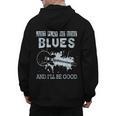 Blues Music Band Lover Vintage Guitar Teacher Blues Men's Hoodie Back Print, trending gift Blues Music Band Lover Vintage Guitar Teacher Blues Men's Hoodie Back Print, trending gift