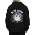 Boo Jour Ghost Halloween French Teacher Cute Coffe Croissant Men's Hoodie Back Print, trending gift Boo Jour Ghost Halloween French Teacher Cute Coffe Croissant Men's Hoodie Back Print, trending gift