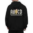 Boys Girls Teachers ABCD Rock Graphic Back To School Class Men's Hoodie Back Print, trending gift