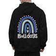 Bulldogs School Mascot Rainbow Teacher Lover Men's Hoodie Back Print, trending gift Bulldogs School Mascot Rainbow Teacher Lover Men's Hoodie Back Print, trending gift