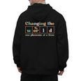 Changing The World Science Of Reading Women Men -Adults Dyslexia Teacher Men's Hoodie Back Print, Science Teacher Gifts, trending gift