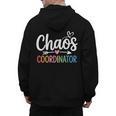 Chaos Coordinator Teacher Student Back To School 2025 Men's Hoodie Back Print, trending gift