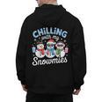 Chillin With My Snowmie Women Christmas Snowman Teacher Snow Men's Hoodie Back Print, trending gift Chillin With My Snowmie Women Christmas Snowman Teacher Snow Men's Hoodie Back Print, trending gift