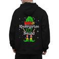 Christmas Kindergarten Elf Squad Teacher Student Men's Hoodie Back Print, trending gift