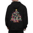Christmas Library Tree Love Reading Books Nerd Teacher Men's Hoodie Back Print, trending gift Christmas Library Tree Love Reading Books Nerd Teacher Men's Hoodie Back Print, trending gift