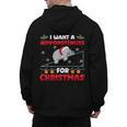 Christmas Math Teacher Hippopotenuse Math Lovers Xmas Men's Hoodie Back Print, trending gift