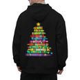 Christmas Tree Made Of Crayons School Teacher Life Student Men's Hoodie Back Print, trending gift Christmas Tree Made Of Crayons School Teacher Life Student Men's Hoodie Back Print, trending gift