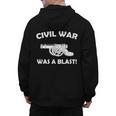 Civil War It Was A Blast History Teacher T-Shirt Men's Hoodie Back Print, History Teacher Gifts, trending gift