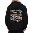 Communication ASL Teacher Deaf People ASL Interpreter Men's Hoodie Back Print, trending gift Communication ASL Teacher Deaf People ASL Interpreter Men's Hoodie Back Print, trending gift