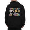 Communication Looks Different Tee Shirt Kids -Adults Teacher Animal Print Small Short Sleeve Classic Fit Crew Neck Polyester 100 Men's Hoodie Back Print, trending gift Communication Looks Different Tee Shirt Kids -Adults Teacher Animal Print Small Short Sleeve Classic Fit Crew Neck Polyester 100 Men's Hoodie Back Print, trending gift