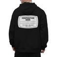 Composition Notebook Halloween Costume Teacher Student Men's Hoodie Back Print, trending gift Composition Notebook Halloween Costume Teacher Student Men's Hoodie Back Print, trending gift