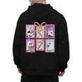 Coquette Bow Spooky Teacher Ghost Halloween Trick Or Teach Men's Hoodie Back Print, trending gift