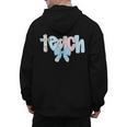 Coquette Bow Teach Teacher Happy First Day Back To School Men's Hoodie Back Print, trending gift Coquette Bow Teach Teacher Happy First Day Back To School Men's Hoodie Back Print, trending gift
