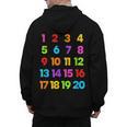 Counting 1-10 Learn To Count Number School Kids Teacher Men's Hoodie Back Print, trending gift Counting 1-10 Learn To Count Number School Kids Teacher Men's Hoodie Back Print, trending gift