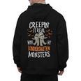 Creepin It Real Kindergarten Monsters Halloween Teacher Men's Hoodie Back Print, trending gift Creepin It Real Kindergarten Monsters Halloween Teacher Men's Hoodie Back Print, trending gift