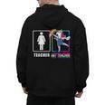 Cute Art Teacher Magical Dabbing Unicorn Artist Men's Hoodie Back Print, trending gift Cute Art Teacher Magical Dabbing Unicorn Artist Men's Hoodie Back Print, trending gift