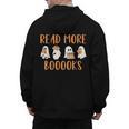 Cute Booooks Ghost Read More Books Teacher Halloween Men's Hoodie Back Print, trending gift Cute Booooks Ghost Read More Books Teacher Halloween Men's Hoodie Back Print, trending gift
