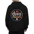 Cute Chaos Coordinator Teacher First Day Of School Men's Hoodie Back Print, trending gift