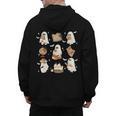 Cute Ghosts Reading Book Bookworm Halloween History Teacher Men's Hoodie Back Print, History Teacher Gifts, trending gift Cute Ghosts Reading Book Bookworm Halloween History Teacher Men's Hoodie Back Print, History Teacher Gifts, trending gift