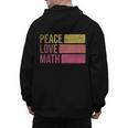 Cute Math Teacher Peace Love Math Men's Hoodie Back Print, trending gift Cute Math Teacher Peace Love Math Men's Hoodie Back Print, trending gift