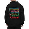 Cute Principal Nurse Lunch Lady Teacher Coach Homeschool Mom Men's Hoodie Back Print, Couple Gifts, trending gift