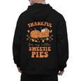 Cute Thanksgiving Teacher Thankful For My Sweetie Pies Mom Men's Hoodie Back Print, Couple Gifts, trending gift