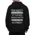 Dear Parents Your Expectations Of Teachers Should Match Men Women Men's Hoodie Back Print, trending gift Dear Parents Your Expectations Of Teachers Should Match Men Women Men's Hoodie Back Print, trending gift