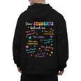 Dear Student Behind Me Teacher Appreciation Back To School Men's Hoodie Back Print, trending gift Dear Student Behind Me Teacher Appreciation Back To School Men's Hoodie Back Print, trending gift