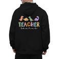 Dinosaur Teacher Teachersaurus Rex Dino Men's Hoodie Back Print, trending gift Dinosaur Teacher Teachersaurus Rex Dino Men's Hoodie Back Print, trending gift