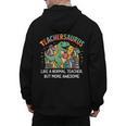 Dinosaurs Teachersaurus Like A Normal Teacher More Awesome Men's Hoodie Back Print, trending gift Dinosaurs Teachersaurus Like A Normal Teacher More Awesome Men's Hoodie Back Print, trending gift