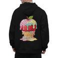 Dripping Apple Ice Cream Cone Cute Teacher Appreciation Men's Hoodie Back Print, trending gift Dripping Apple Ice Cream Cone Cute Teacher Appreciation Men's Hoodie Back Print, trending gift