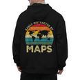 Easily Distracted By Maps Geography Teacher Men's Hoodie Back Print, trending gift Easily Distracted By Maps Geography Teacher Men's Hoodie Back Print, trending gift