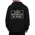 Easily Distracted By Rocks Geology Teacher Men's Hoodie Back Print, trending gift Easily Distracted By Rocks Geology Teacher Men's Hoodie Back Print, trending gift
