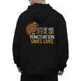 Lets Eat Kids Punctuation Turkey Thanksgiving Teacher Men's Hoodie Back Print, trending gift Lets Eat Kids Punctuation Turkey Thanksgiving Teacher Men's Hoodie Back Print, trending gift