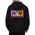 Elements Of Halloween Fear Periodically Chemistry Teacher Men's Hoodie Back Print, trending gift