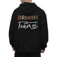 Enrichment Team Enrichment Coordinator Teacher Squad Men's Hoodie Back Print, trending gift