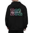 ESL Squad Teacher English As A Second Language Men's Hoodie Back Print, Esl Teacher Gifts, English Teacher Gifts, trending gift