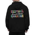 Exceptional Education Dream Team SPED ESE Teacher Autism Men's Hoodie Back Print, trending gift