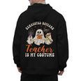Exhausted Daycare Teacher Is My Costume Halloween Ghost Fun For Men Women Men's Hoodie Back Print, trending gift