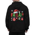FA LA 8 Christmas Santa FA La Math Teacher Student Men's Hoodie Back Print, trending gift FA LA 8 Christmas Santa FA La Math Teacher Student Men's Hoodie Back Print, trending gift