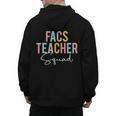 FACS Teacher Squad Colorful Appreciation Day Back To School Men Women Girls Kids Men's Hoodie Back Print, trending gift